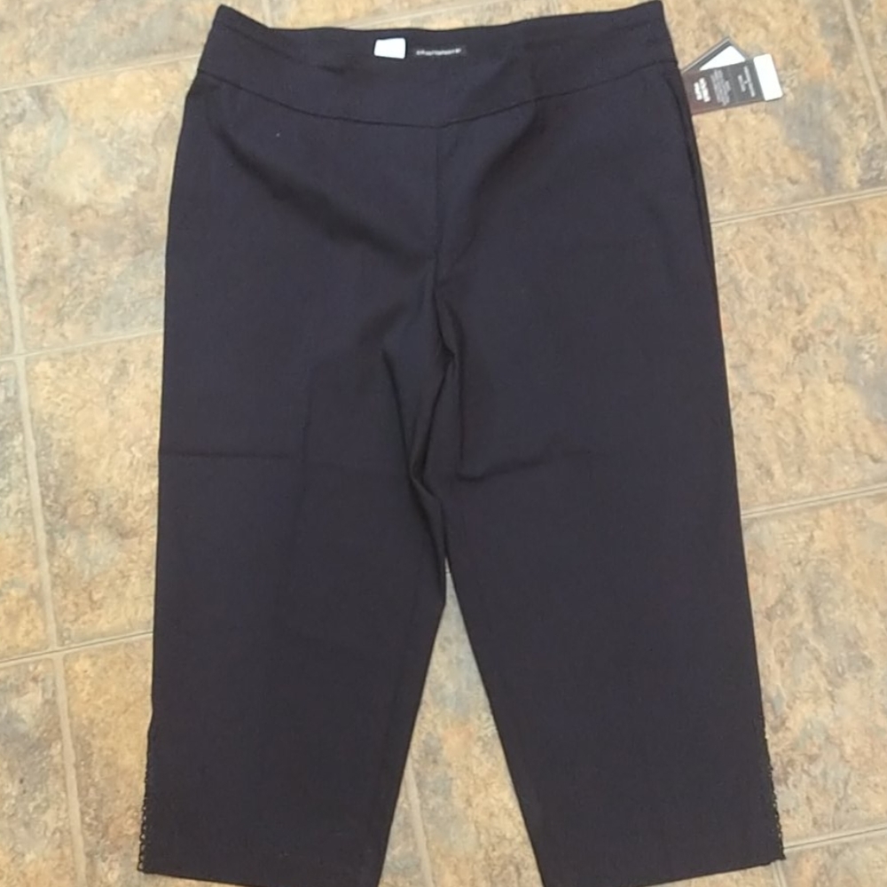 NWT counterparts dark blue capris size 20W